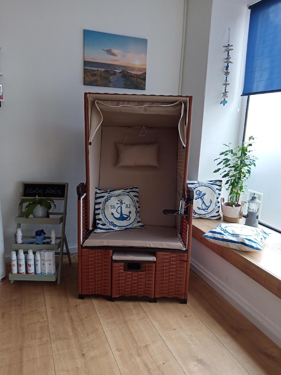 Strandkorb im Wartebereich bei Wohlfühl Stuv, Trier-Euren